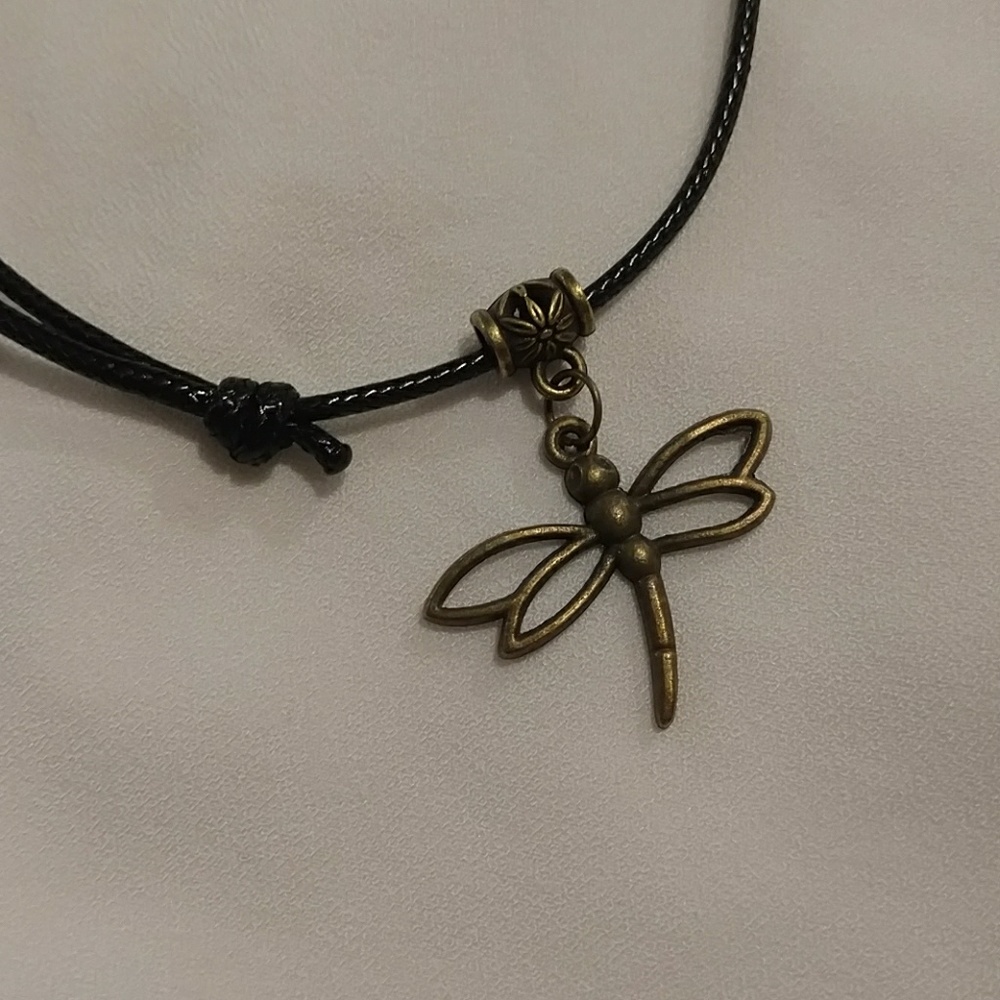 Dragonfly ankle bracelet